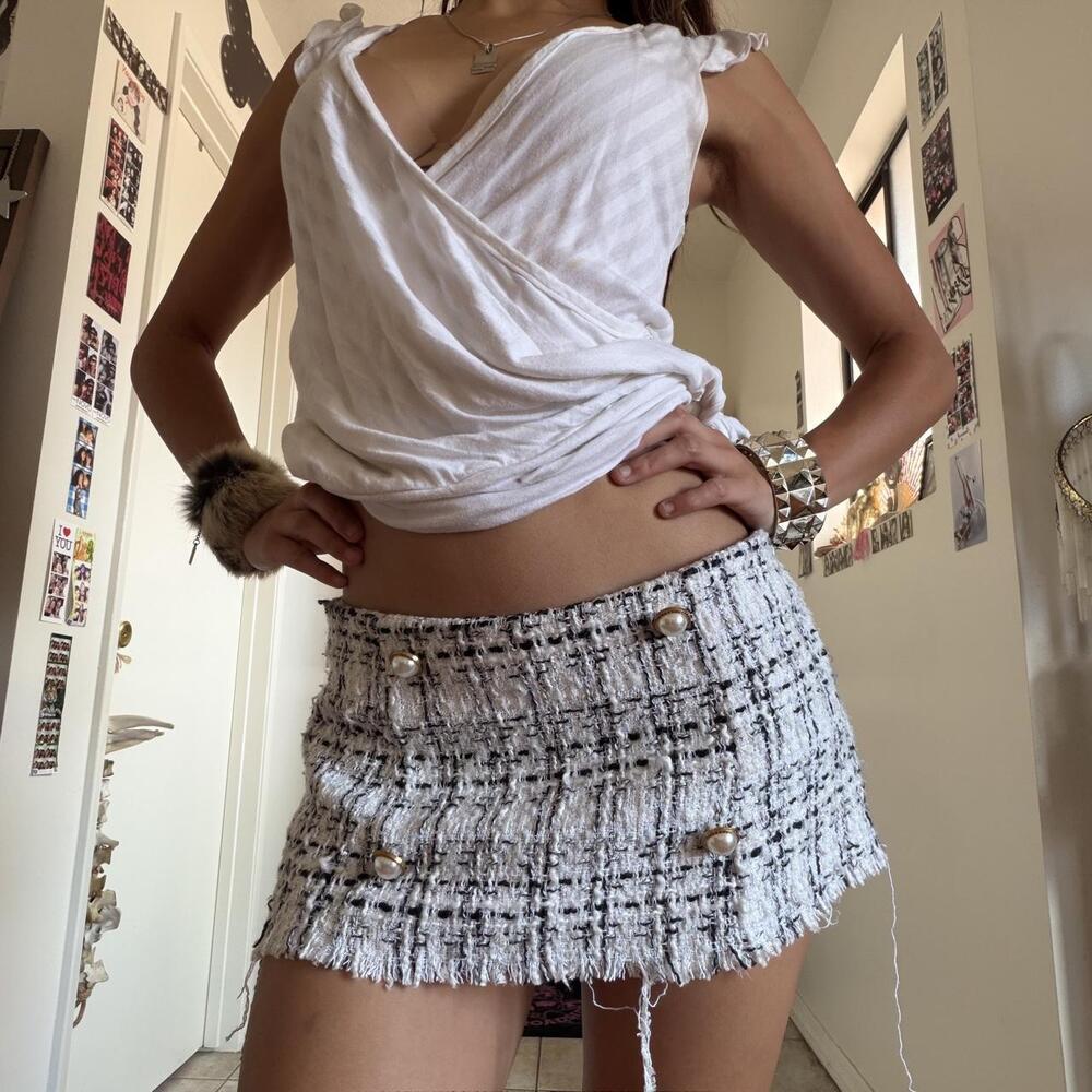 The Pearl Tweed Skirt